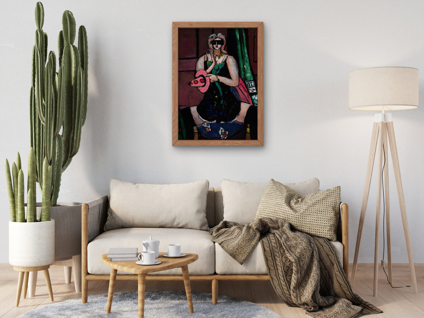 Columbine by Max Beckmann 1950, Wall Art Print, Fine Art Reproduction, Museum Quality Decor, Poster