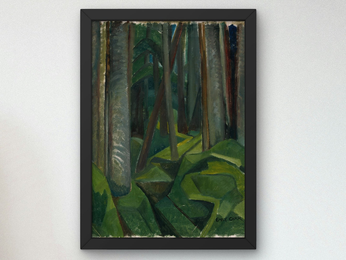 Forest Scene by Emily Carr 1932, Wall Art Print, Fine Art Reproduction, Museum Quality Decor, Poster