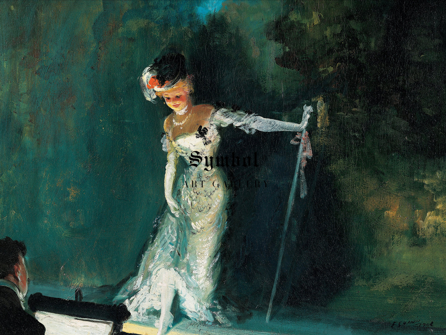 Revue by Everett Shinn 1908, Wall Art Print, Fine Art Reproduction, Museum Quality Decor, Poster