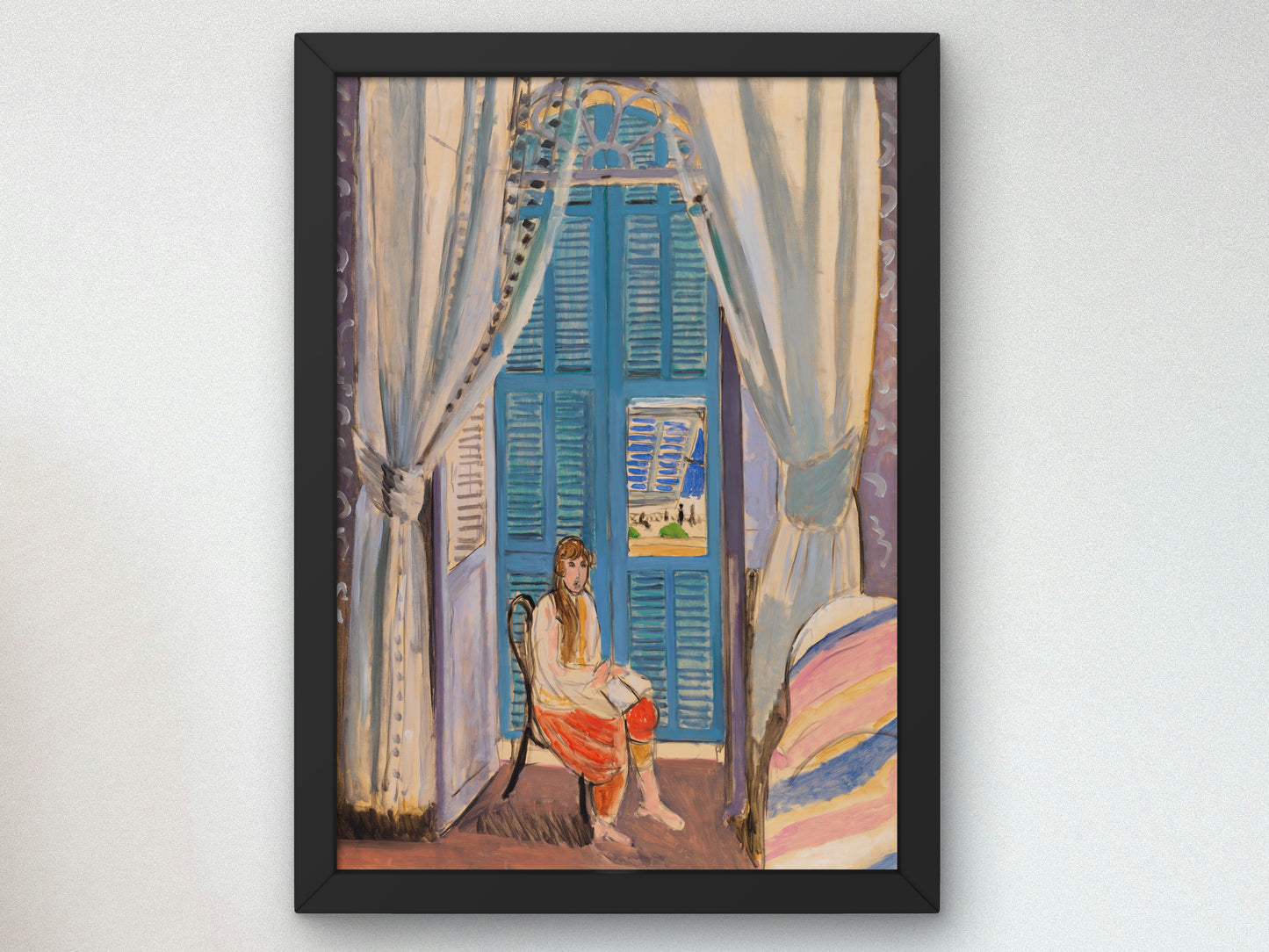 The Venetian Blinds by Henri Matisse 1919, Wall Art Print, Fine Art Reproduction, Museum Quality Decor, Poster