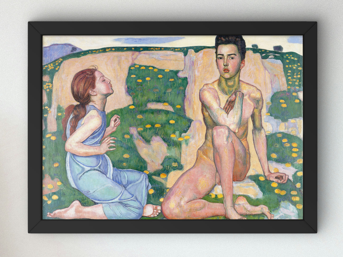 Spring by Ferdinand Hodler 1901, Wall Art Print, Fine Art Reproduction, Museum Quality Decor, Poster