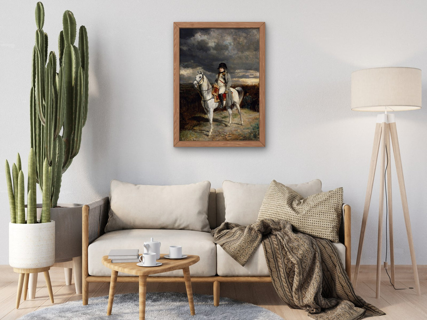 Napoleon on Horseback by Ernest Meissonier 1862, Wall Art Print, Fine Art Reproduction, Museum Quality Decor, Poster