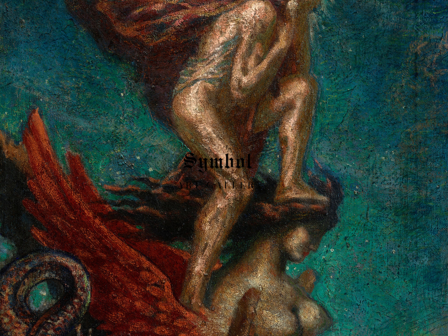 Le Génie Vainqueur by Jean Delville 1905, Wall Art Print, Fine Art Reproduction, Museum Quality Decor, Poster
