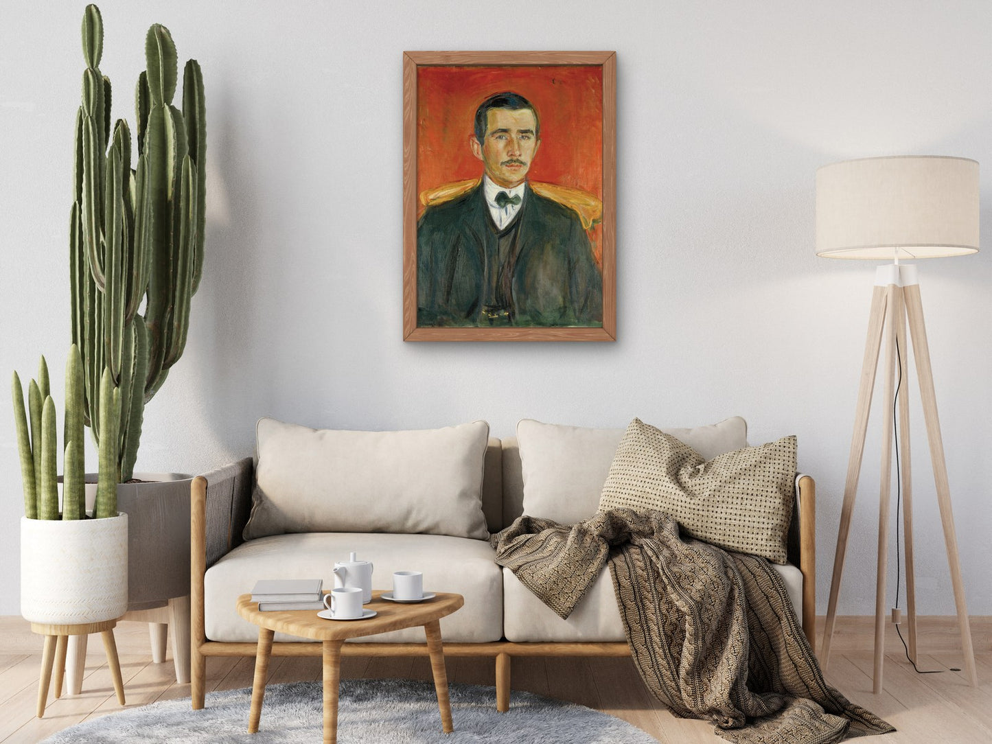 Portrait of Herbert Esche by Edvard Munch 1905, Wall Art Print, Fine Art Reproduction, Museum Quality Decor, Poster