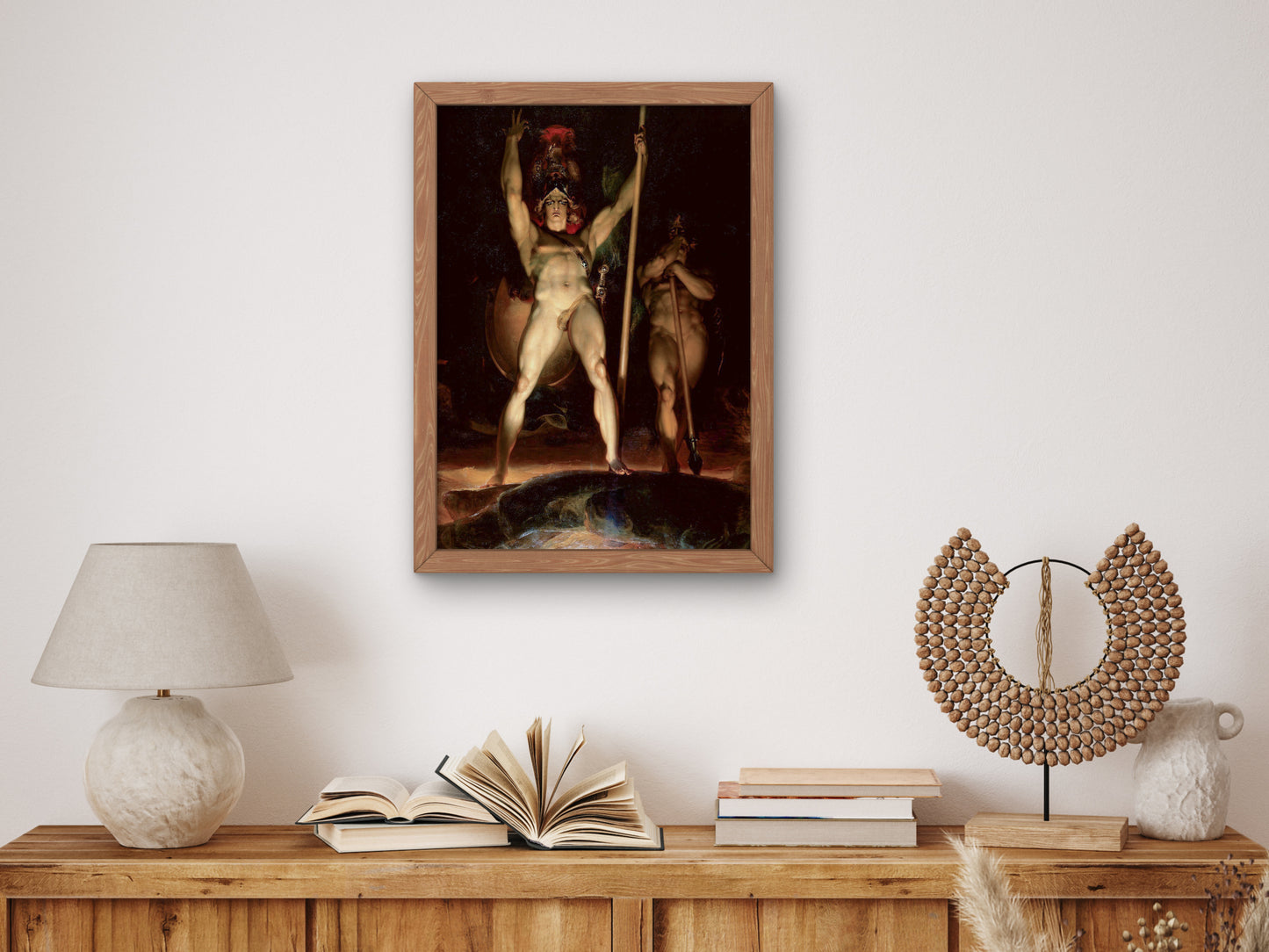 Satan Summoning his Legions by Thomas Lawrence 1796, Wall Art Print, Fine Art Reproduction, Museum Quality Decor, Poster