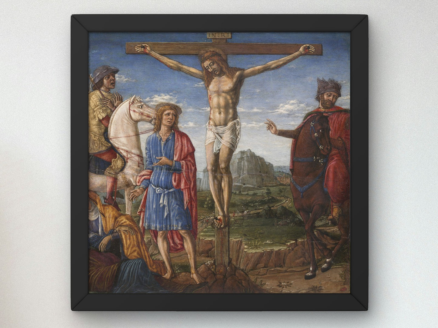 The Crucifixion by Matteo di Giovanni 1470, Wall Art Print, Fine Art Reproduction, Museum Quality Decor, Poster