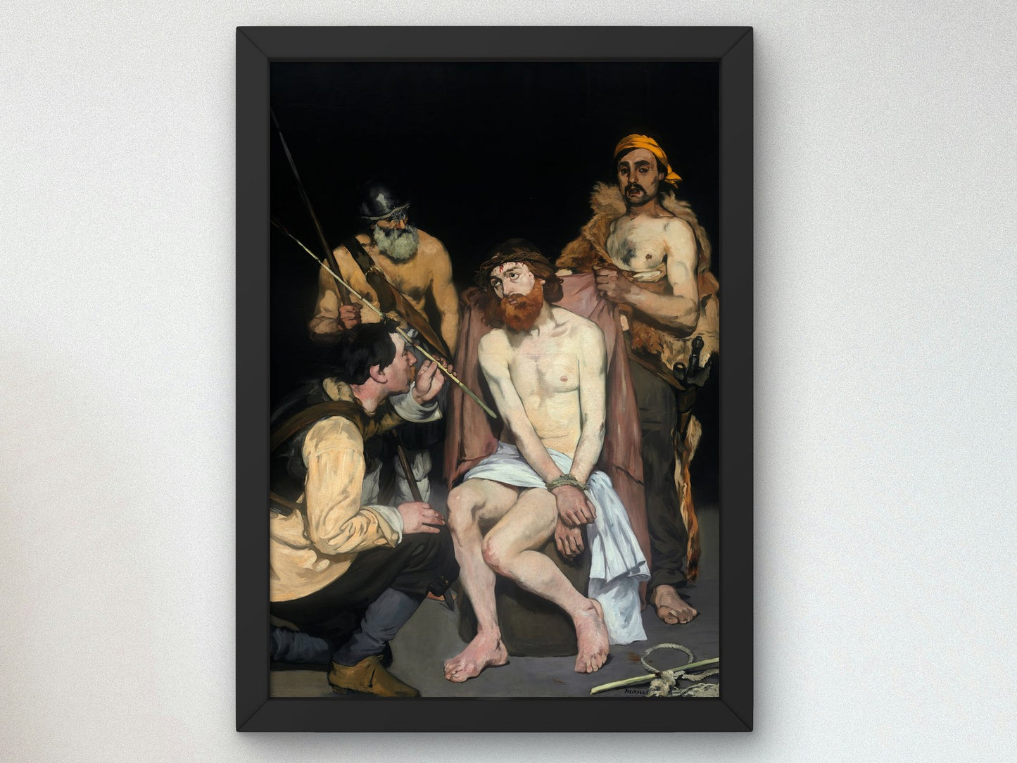 Jesus Mocked by the Soldiers by Édouard Manet 1865, Wall Art Print, Fine Art Reproduction, Museum Quality Decor, Poster