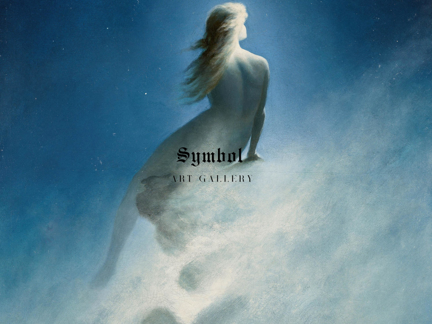 Question to the Stars by Karl Wilhelm Diefenbach 1898, Wall Art Print, Fine Art Reproduction, Museum Quality Decor, Poster
