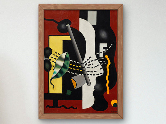 Still Life by Fernand Léger 1930, Wall Art Print, Fine Art Reproduction, Museum Quality Decor, Poster