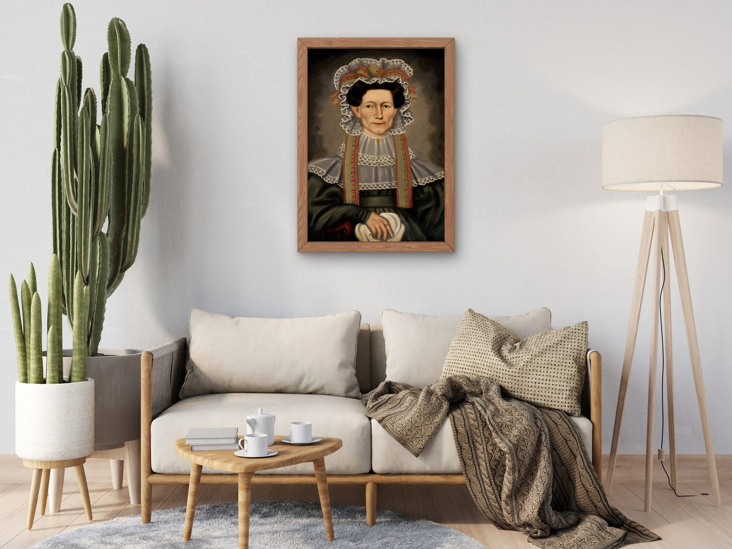 Lady of Squire Williams House by Erastus Salisbury Field 1829, Wall Art Print, Fine Art Reproduction, Museum Quality Decor, Poster