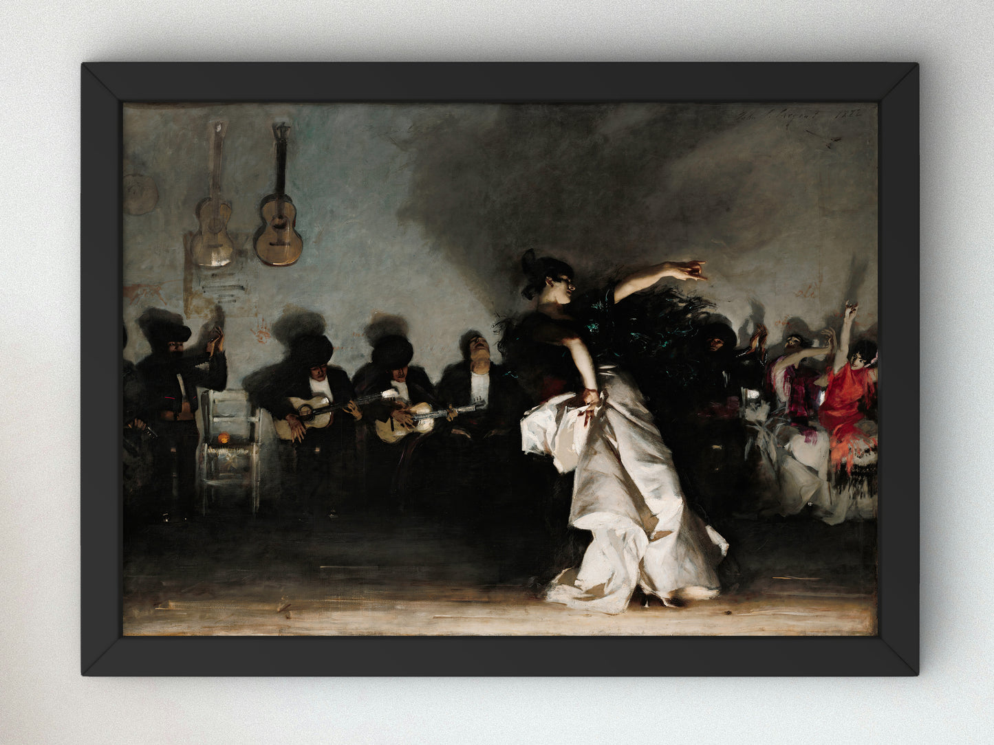 El Jaleo by John Singer Sargent 1882, Wall Art Print, Fine Art Reproduction, Museum Quality Decor, Poster
