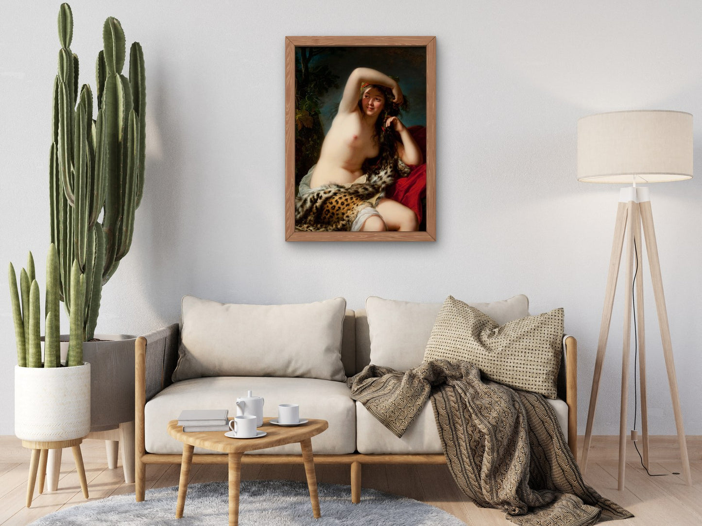 Bacchante by Élisabeth Vigée Le Brun 1785, Wall Art Print, Fine Art Reproduction, Museum Quality Decor, Poster