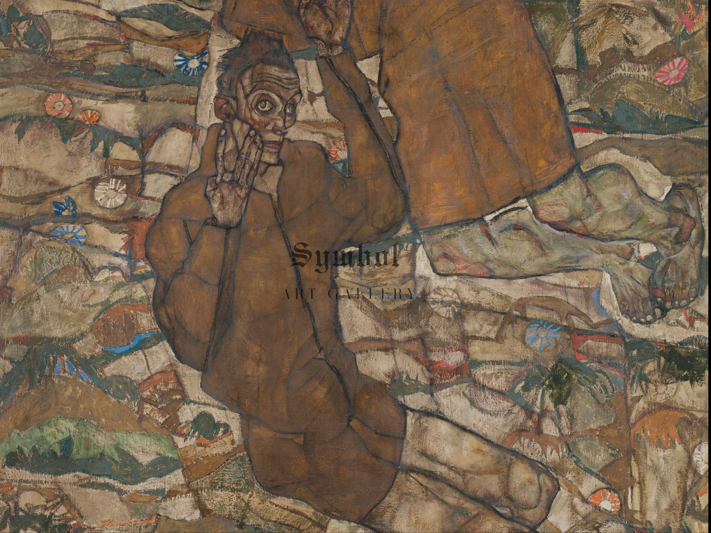 Levitation The Blind II by Egon Schiele 1915, Wall Art Print, Fine Art Reproduction, Museum Quality Decor, Poster