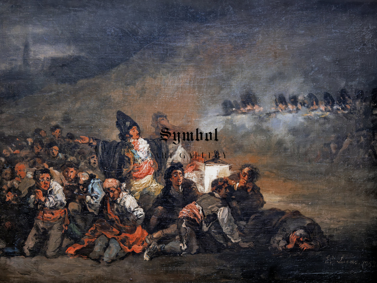 La Fusillade by Eugenio Lucas Velázquez 1869, Wall Art Print, Fine Art Reproduction, Museum Quality Decor, Poster