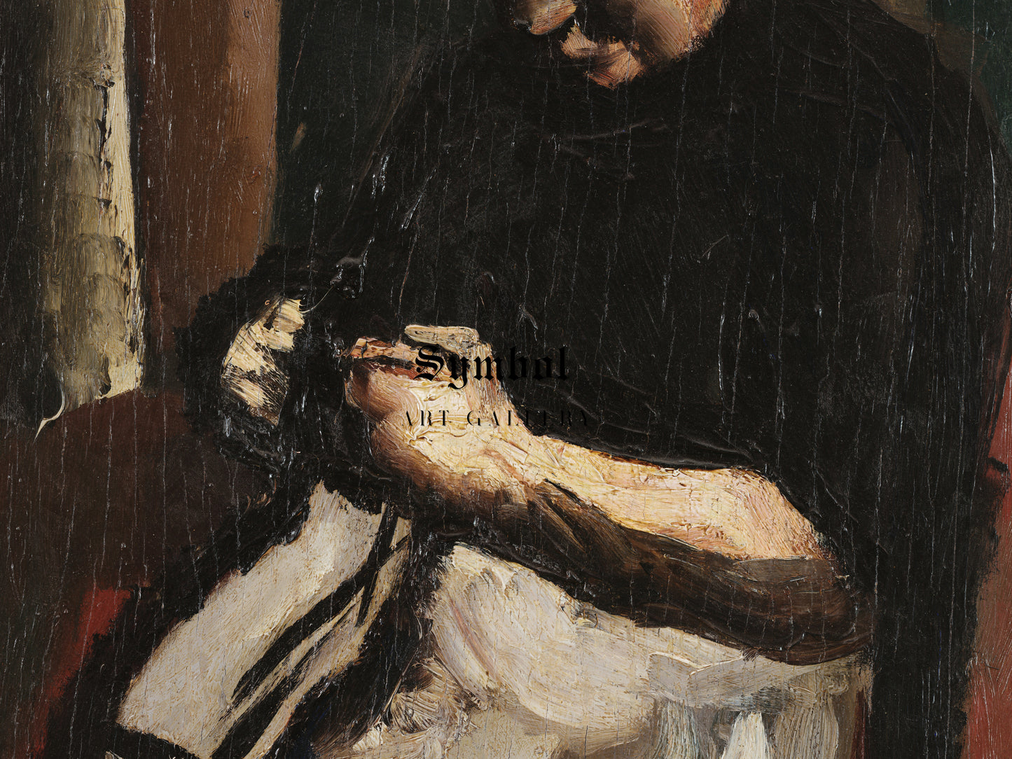 The Seamstress by Mario Sironi 1920, Wall Art Print, Fine Art Reproduction, Museum Quality Decor, Poster