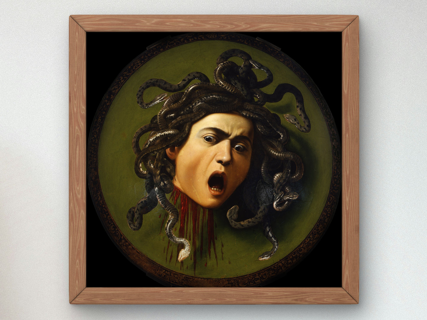 Medusa by Caravaggio 1597, Wall Art Print, Fine Art Reproduction, Museum Quality Decor, Poster