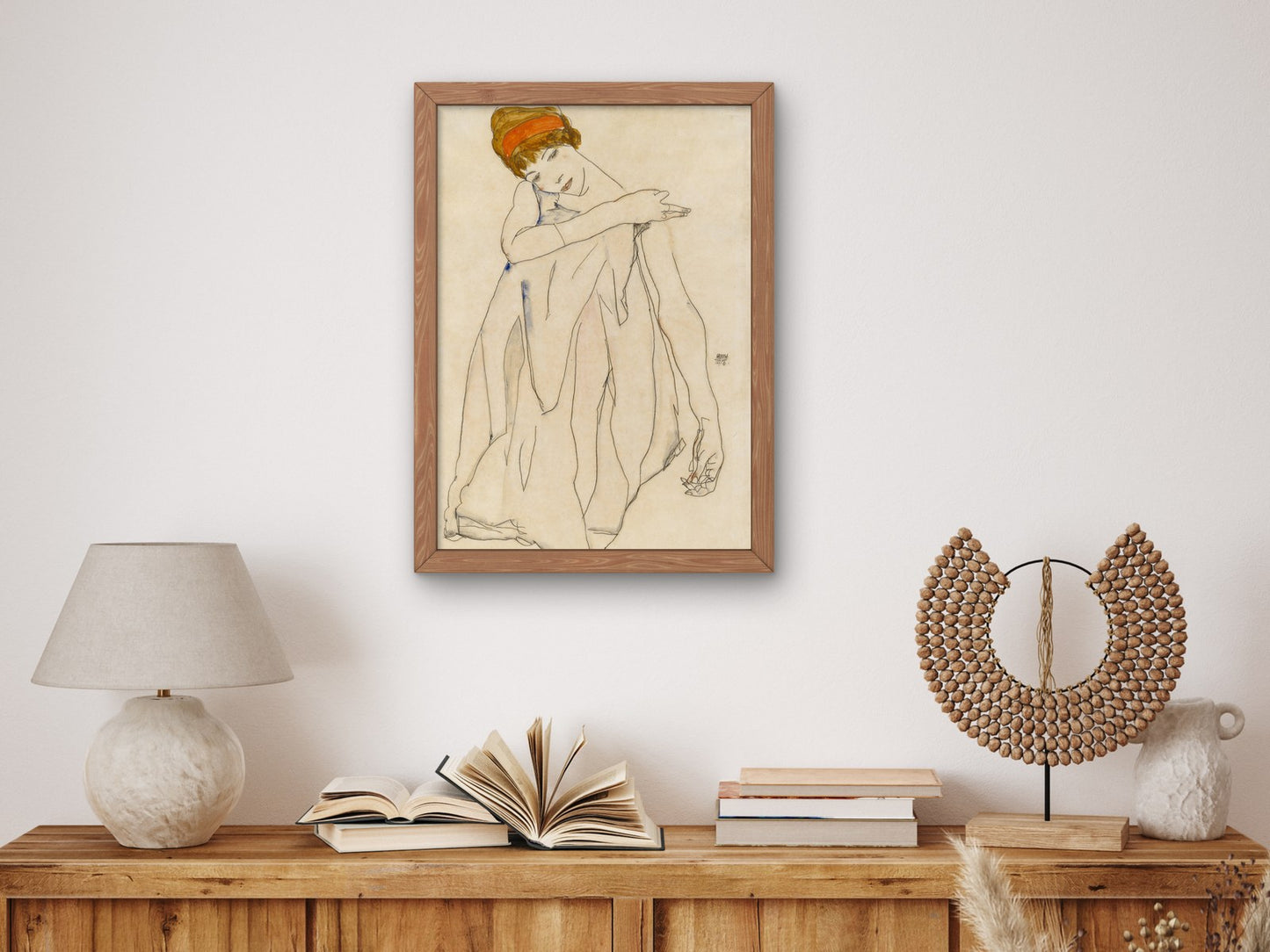 Die Tanzerin by Egon Schiele 1913, Wall Art Print, Fine Art Reproduction, Museum Quality Decor, Poster