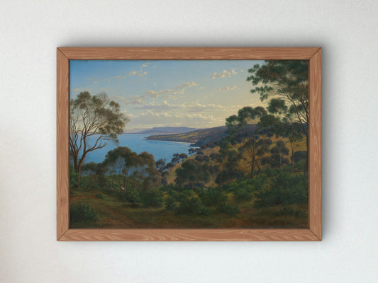 Dandenong Ranges by Eugene von Guérard 1870, Wall Art Print, Fine Art Reproduction, Museum Quality Decor, Poster