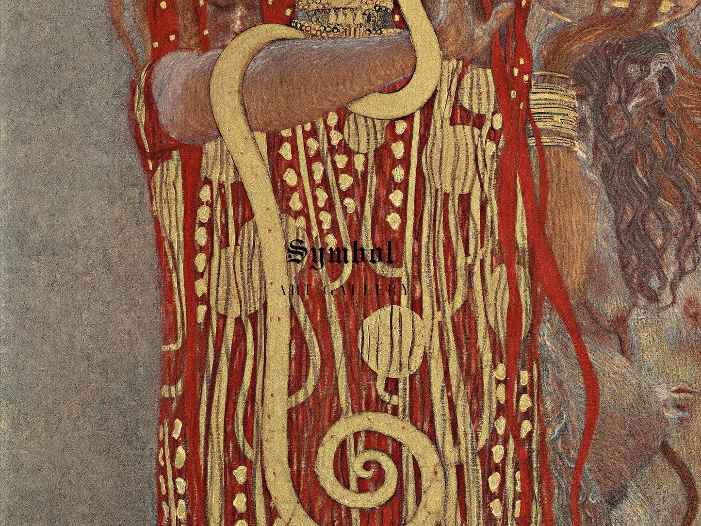 Hygieia by Gustav Klimt 1901, Wall Art Print, Fine Art Reproduction, Museum Quality Decor, Poster