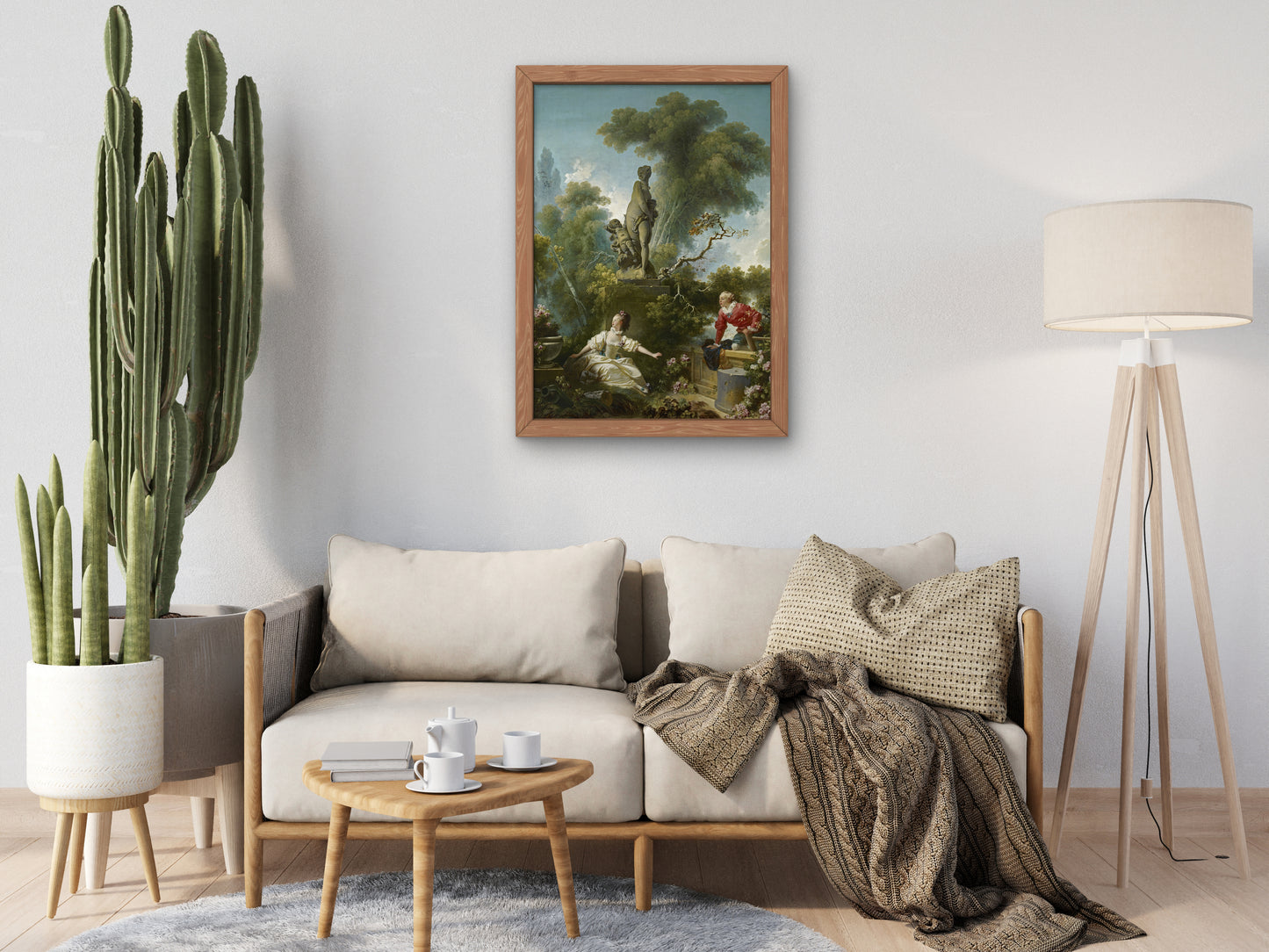 The Progress of Love: The Meeting by Jean Honoré Fragonard 1771, Wall Art Print, Fine Art Reproduction, Museum Quality Decor, Poster