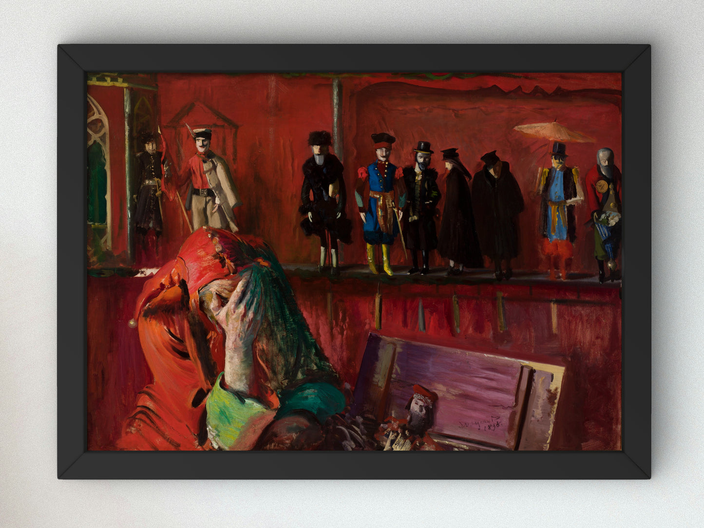Stańczyk by Leon Wyczółkowski 1898, Wall Art Print, Fine Art Reproduction, Museum Quality Decor, Poster