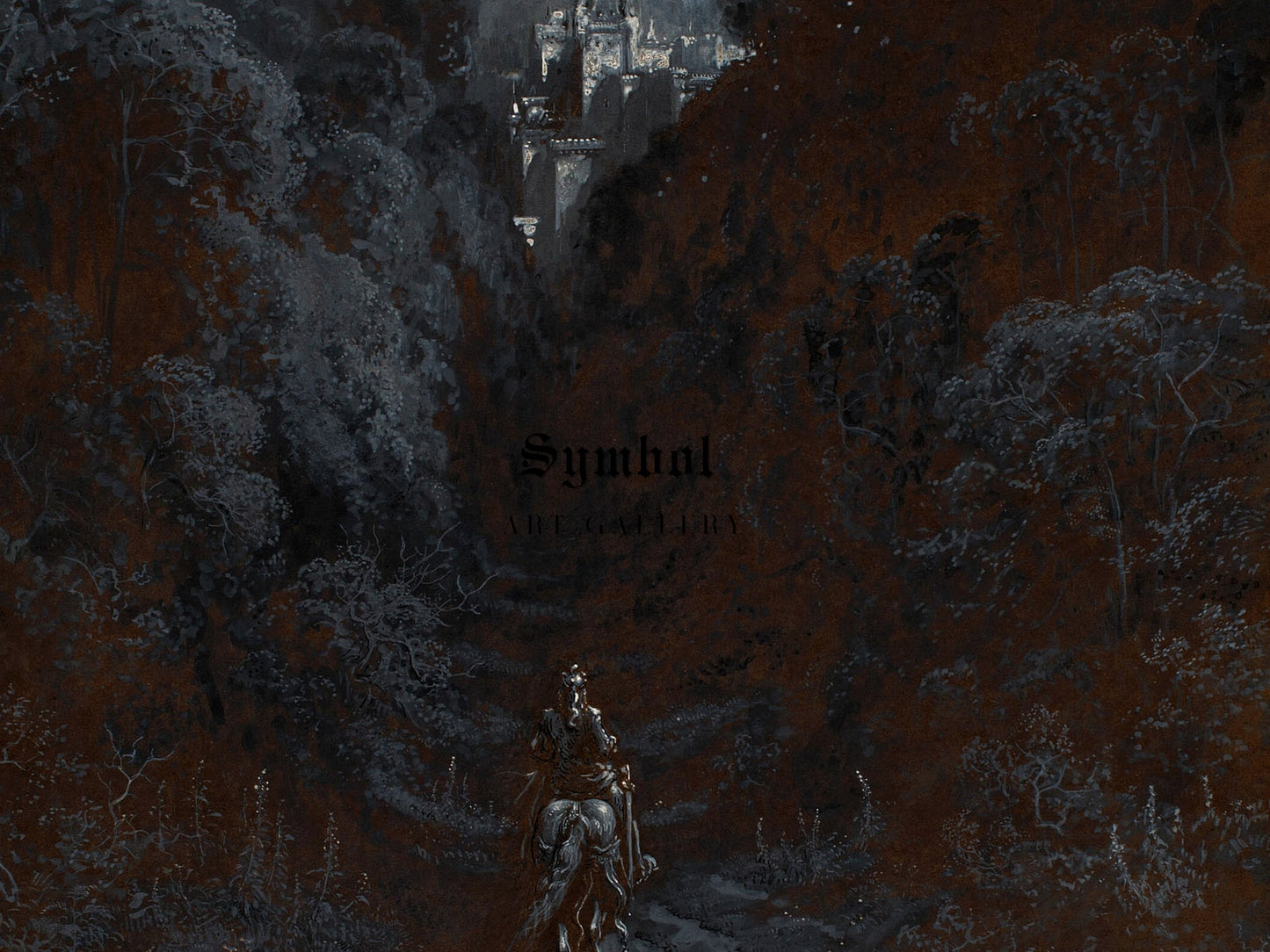 Sir Lancelot Approaching the Castle of Astolat by Gustave Doré 1868, Wall Art Print, Fine Art Reproduction, Museum Quality Decor, Poster