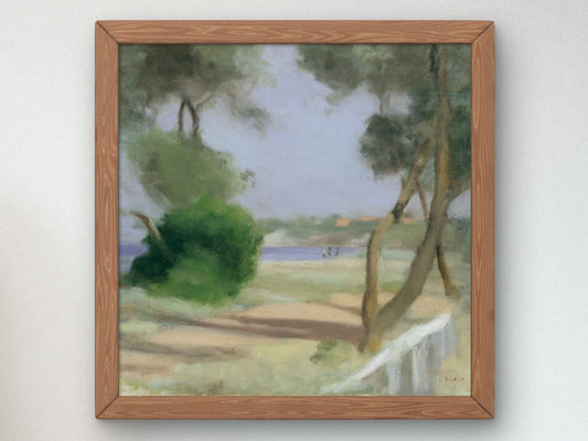Beaumaris Foreshore by Clarice Beckett 1926, Wall Art Print, Fine Art Reproduction, Museum Quality Decor, Poster