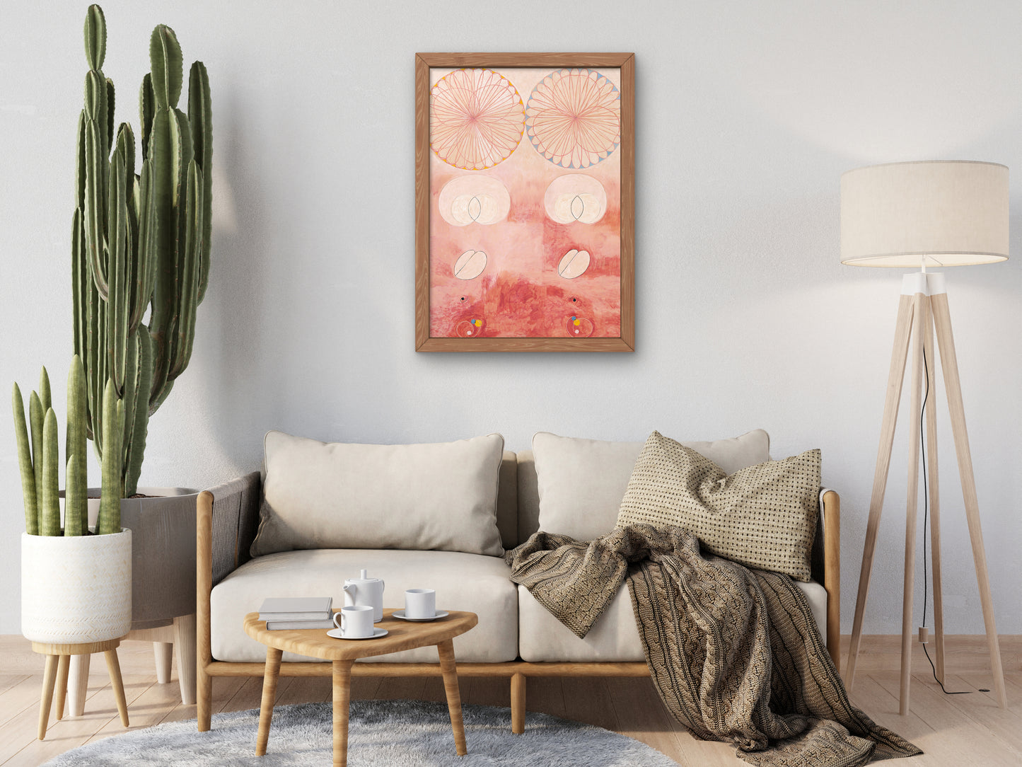 The Ten Largest No 9 Old Age by Hilma af Klint 1907, Wall Art Print, Fine Art Reproduction, Museum Quality Decor, Poster