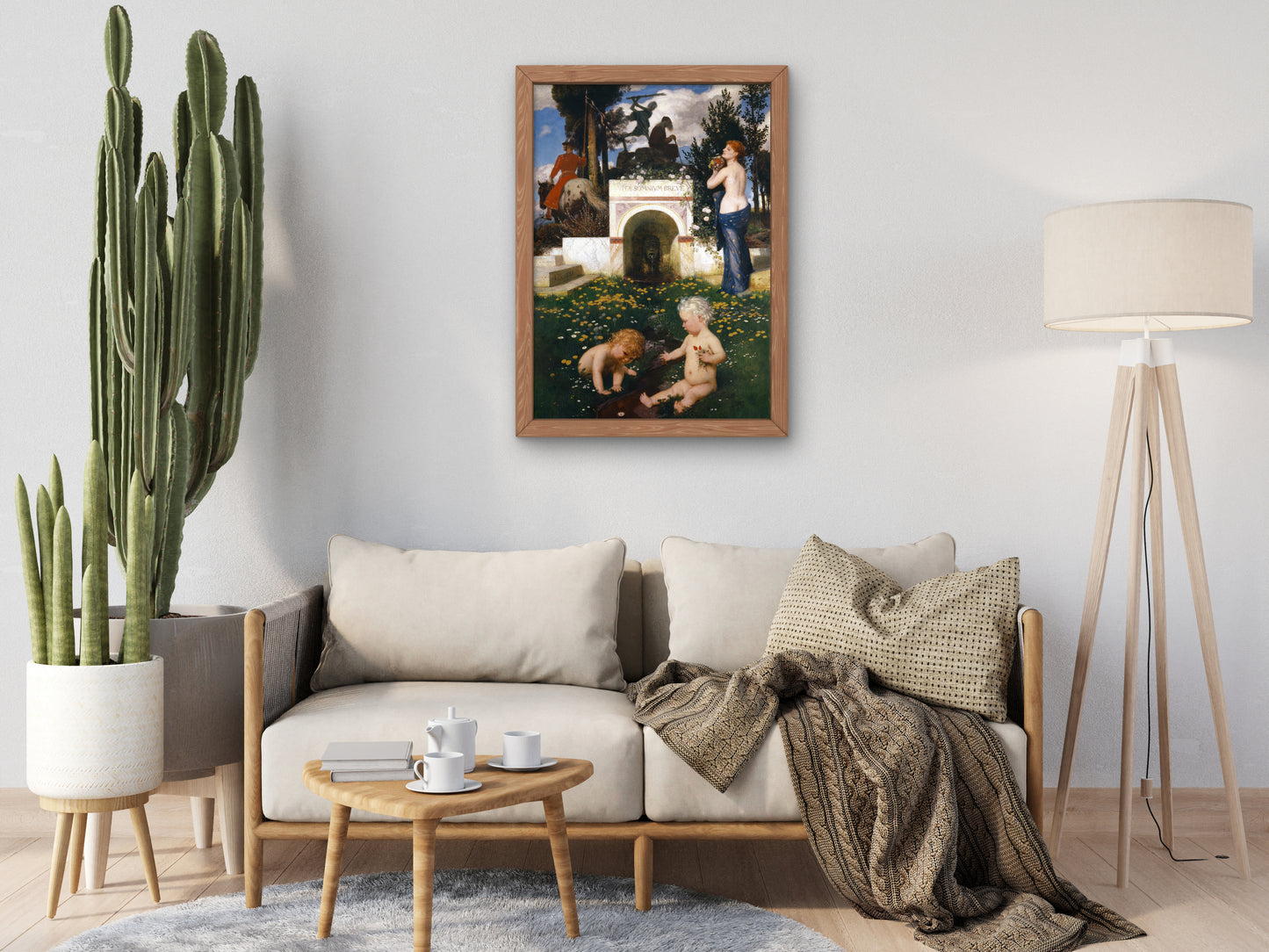 Life a Short Dream by Arnold Böcklin 1888, Wall Art Print, Fine Art Reproduction, Museum Quality Decor, Poster