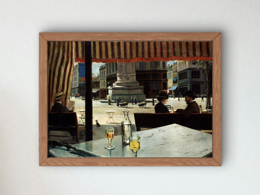 Plaza de París by Eliseo Meifrén 1906, Wall Art Print, Fine Art Reproduction, Museum Quality Decor, Poster