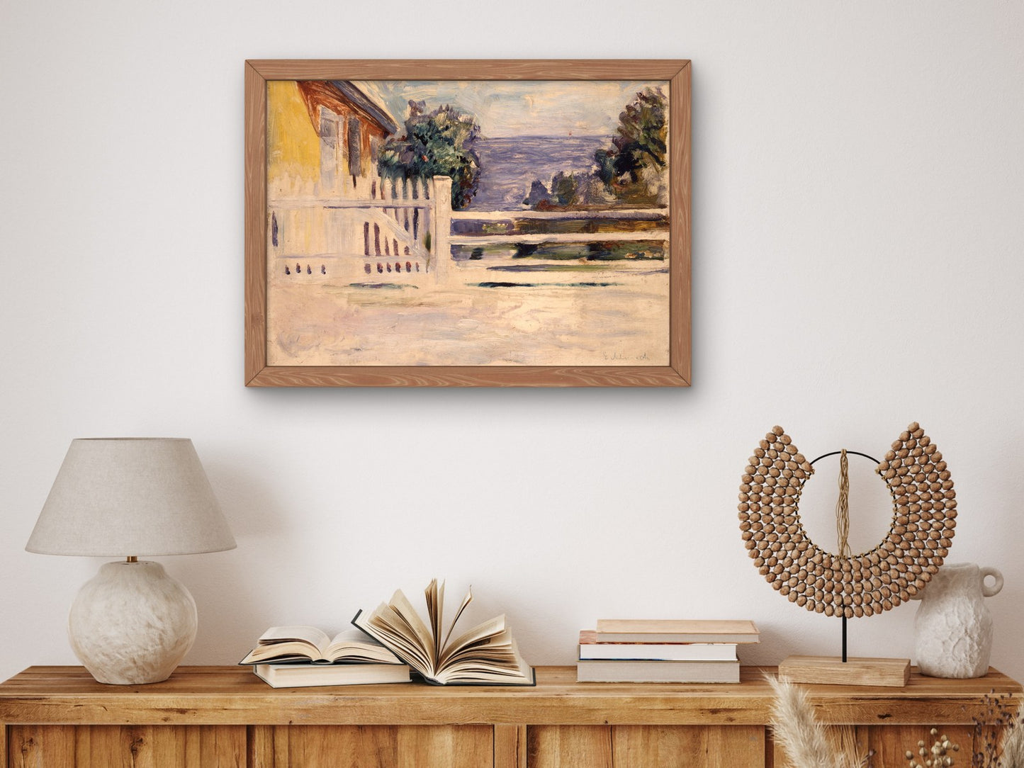 Summer in Aasgaardstrand by Edvard Munch 1889, Wall Art Print, Fine Art Reproduction, Museum Quality Decor, Poster