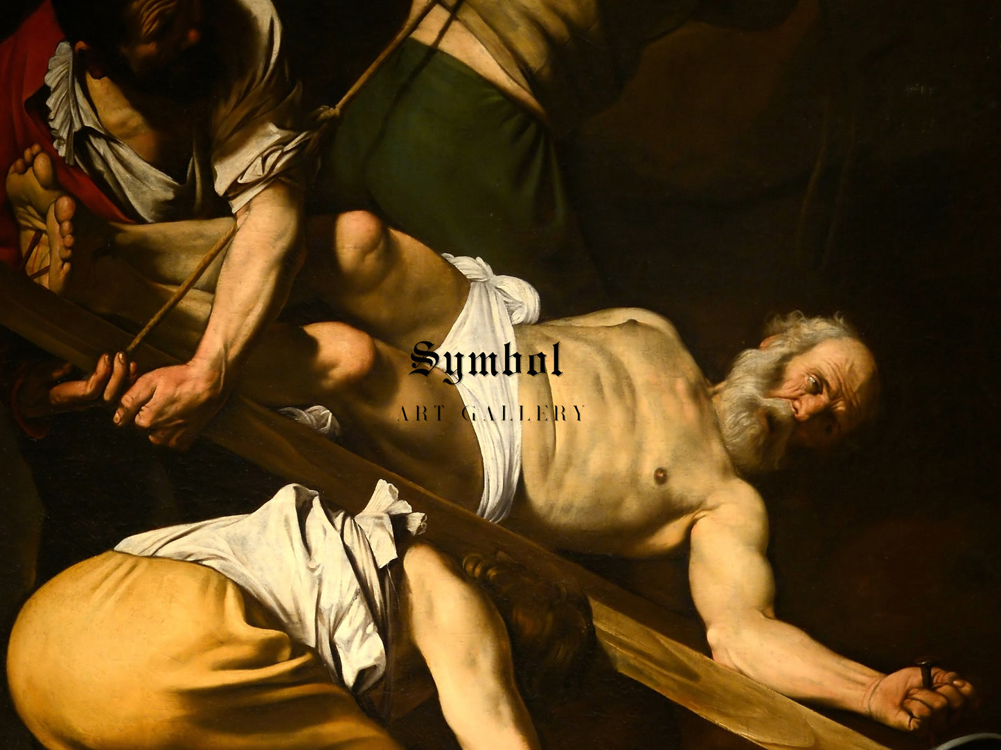 Crucifixion of St. Peter by Caravaggio 1600, Wall Art Print, Fine Art Reproduction, Museum Quality Decor, Poster