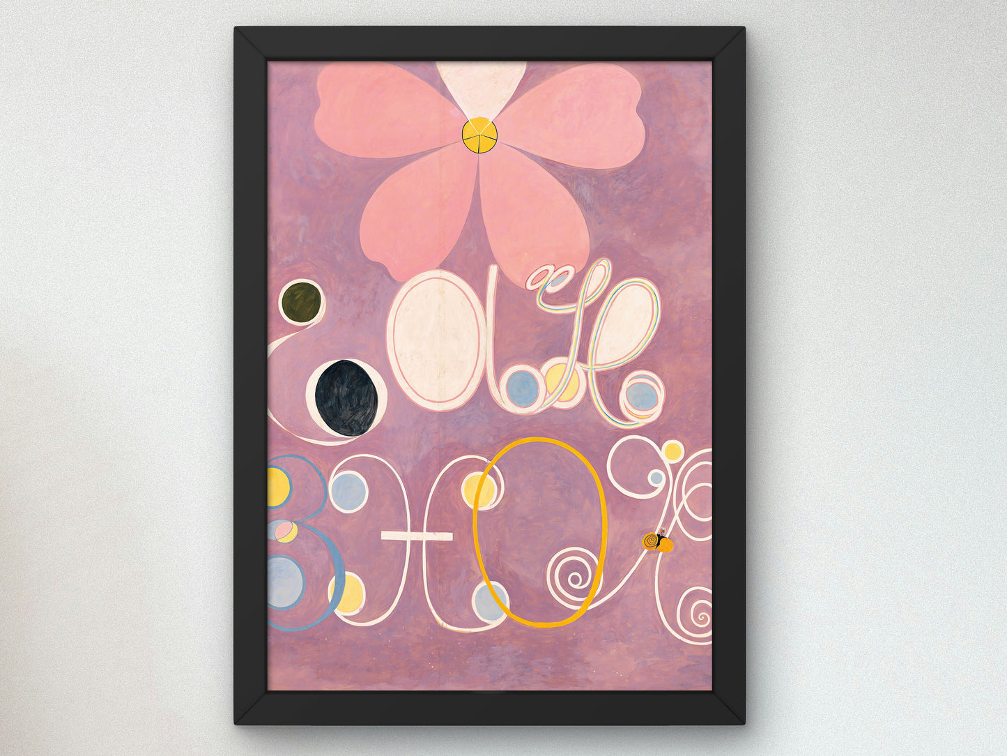 The Ten Largest No 5 Adulthood by Hilma af Klint 1907, Wall Art Print, Fine Art Reproduction, Museum Quality Decor, Poster
