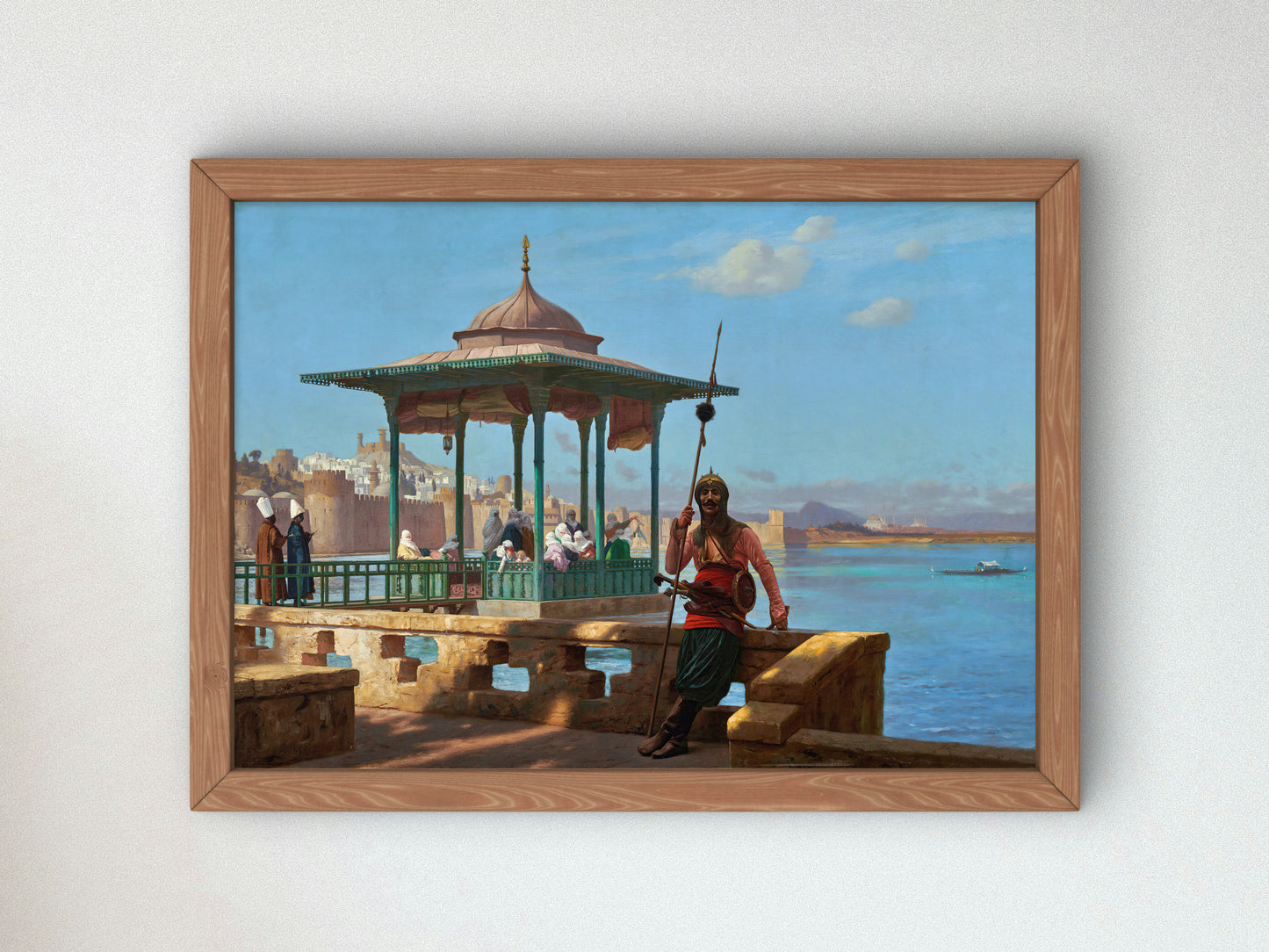 The Harem in the Kiosk by Jean Léon Gérôme, Wall Art Print, Fine Art Reproduction, Museum Quality Decor, Poster