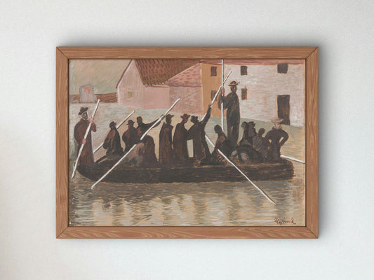 Flood by Cyprian Majerník, Wall Art Print, Fine Art Reproduction, Museum Quality Decor, Poster
