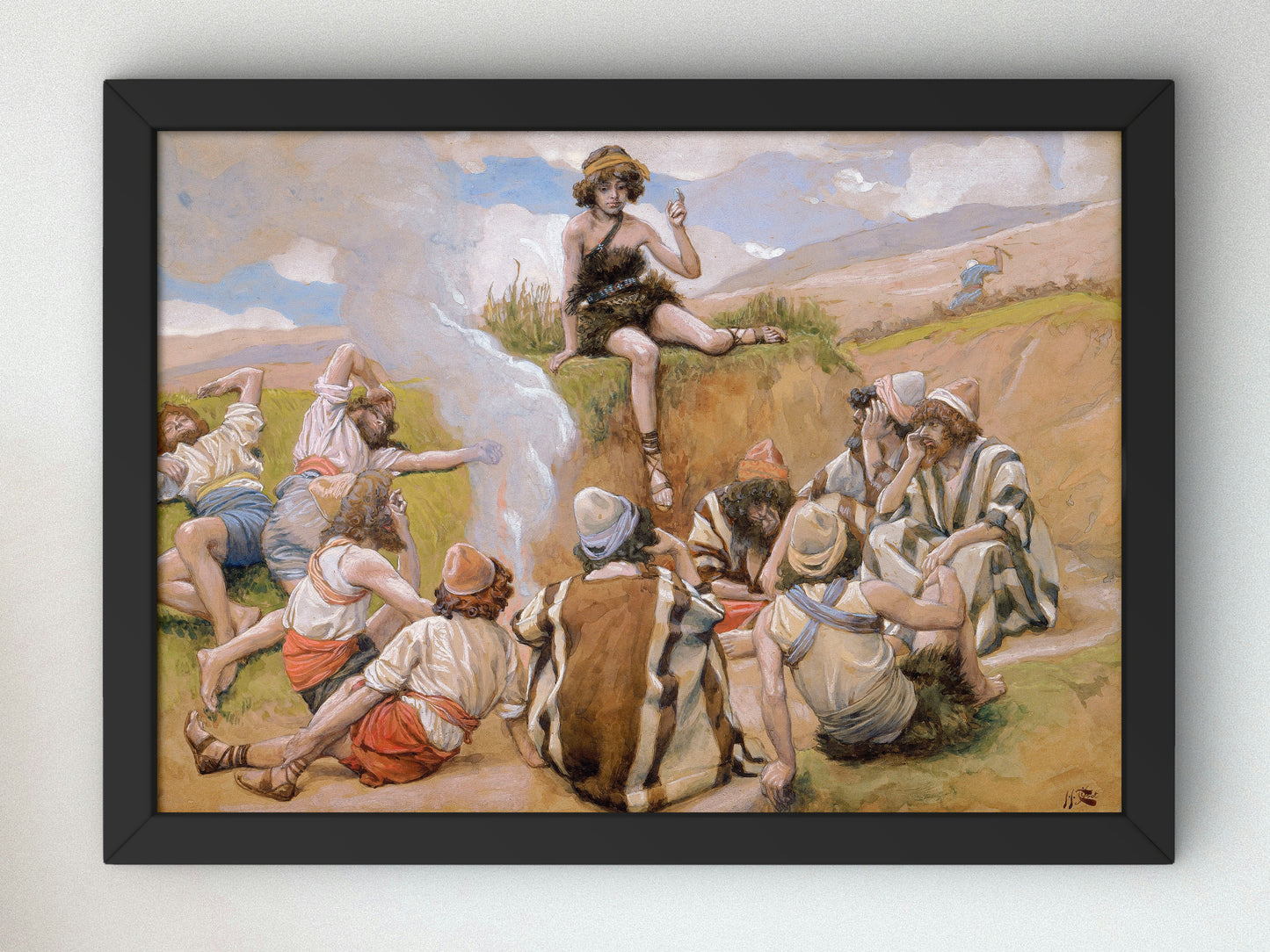 Joseph Reveals His Dream to His Brethren by James Tissot 1896, Wall Art Print, Fine Art Reproduction, Museum Quality Decor, Poster