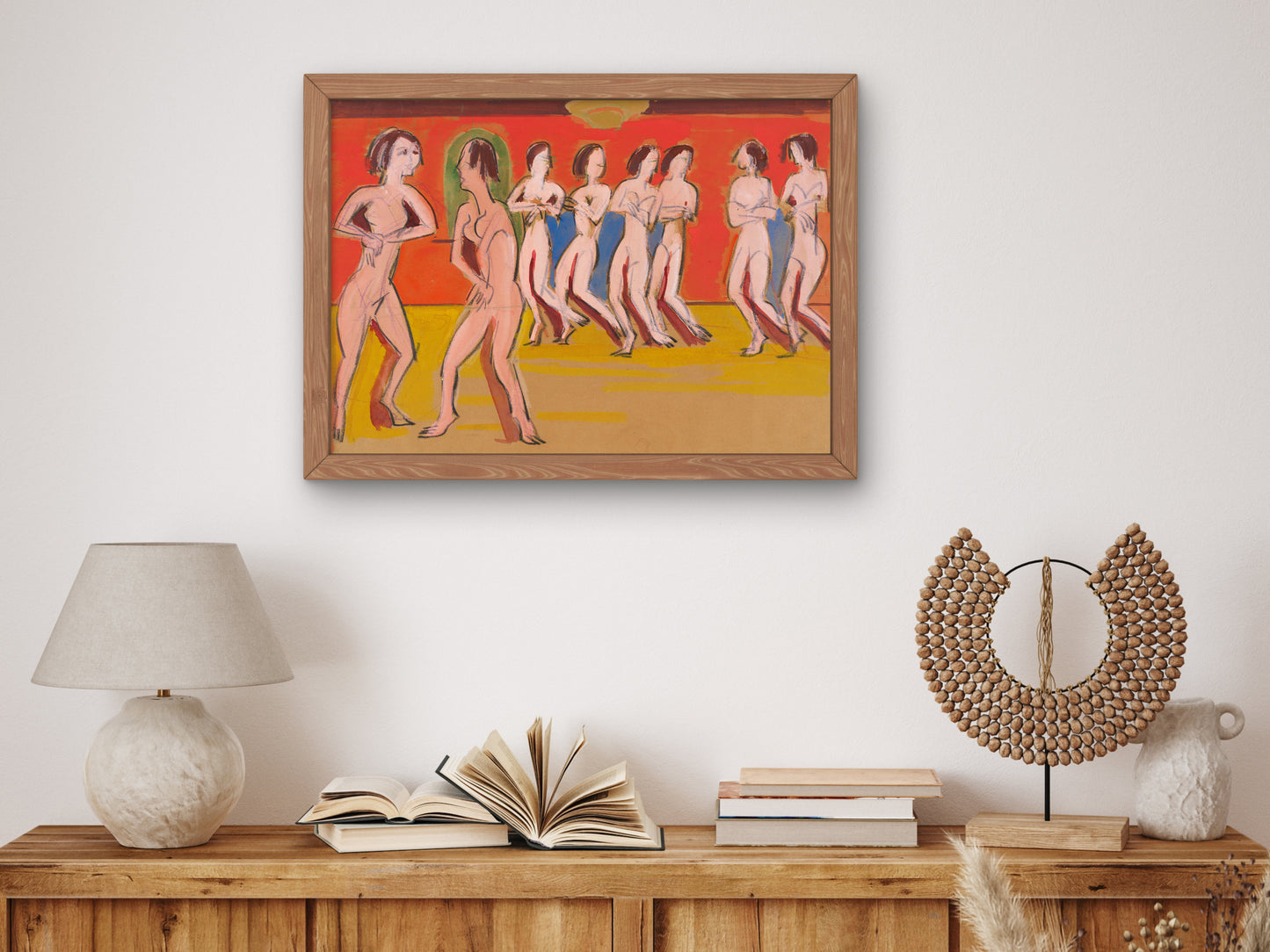Wigman Dance School by Ernst Ludwig Kirchner 1926, Wall Art Print, Fine Art Reproduction, Museum Quality Decor, Poster