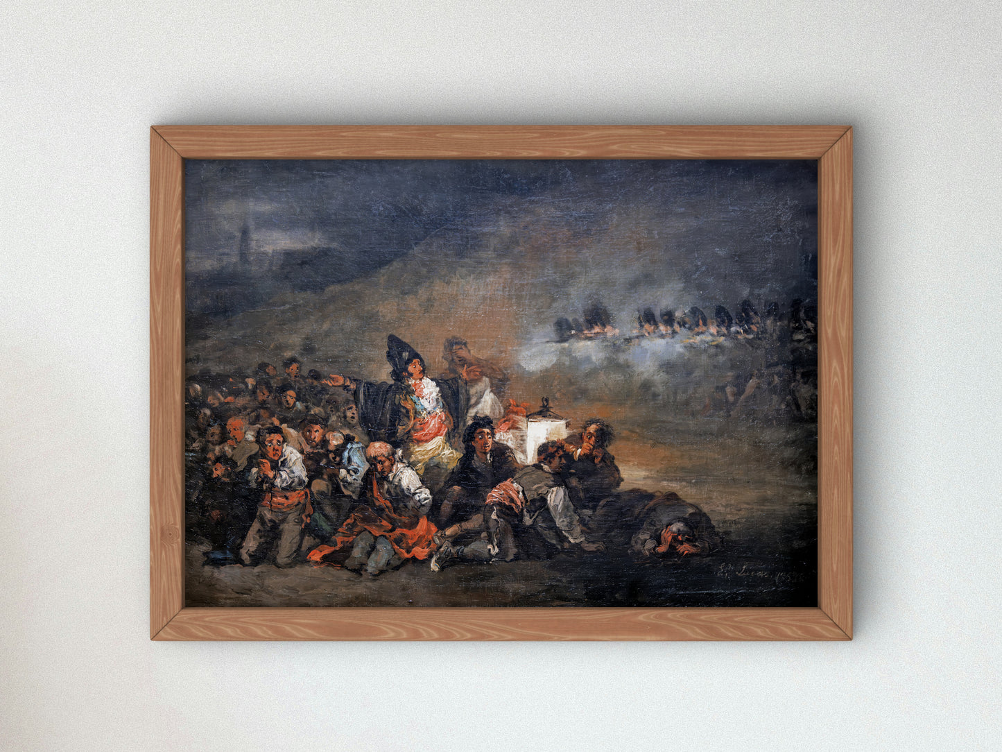 La Fusillade by Eugenio Lucas Velázquez 1869, Wall Art Print, Fine Art Reproduction, Museum Quality Decor, Poster