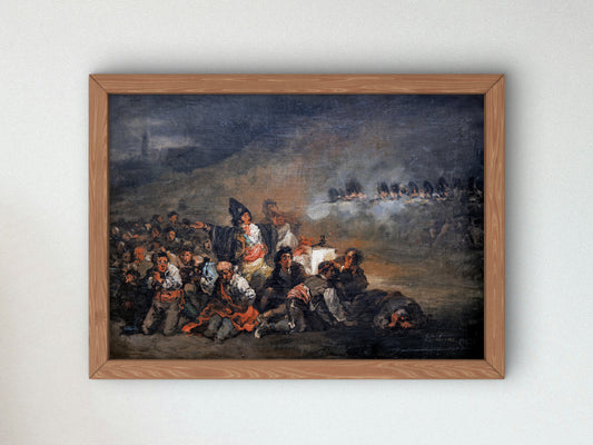 La Fusillade by Eugenio Lucas Velázquez 1869, Wall Art Print, Fine Art Reproduction, Museum Quality Decor, Poster