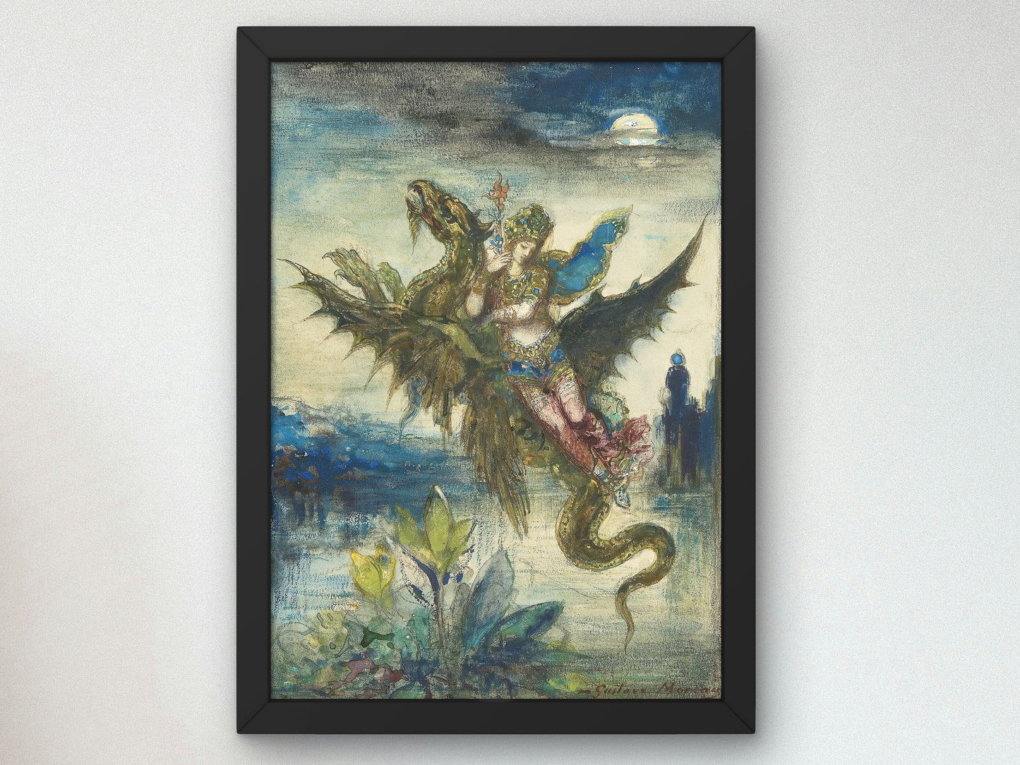 Dream of the Orient by Gustave Moreau, Wall Art Print, Fine Art Reproduction, Museum Quality Decor, Poster