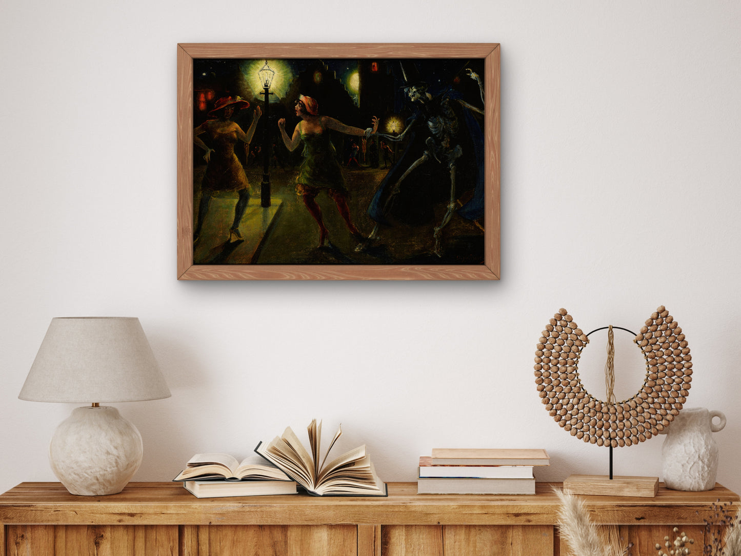 Dance of Death by Hans Werner Behn 1926, Wall Art Print, Fine Art Reproduction, Museum Quality Decor, Poster