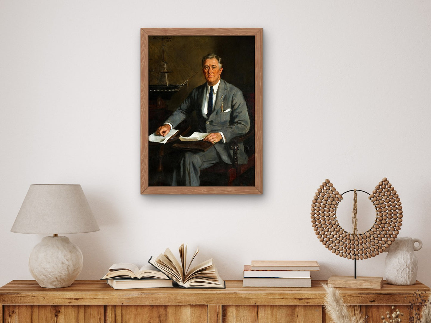 Franklin D. Roosevelt by Ellen Emmet Rand 1932, Wall Art Print, Fine Art Reproduction, Museum Quality Decor, Poster