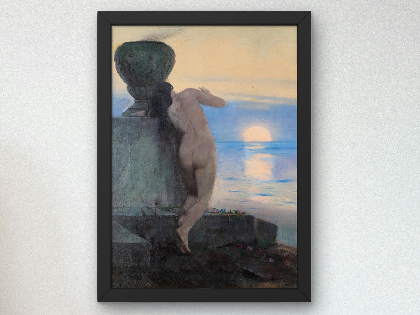 Elegy by Feliks Michał Wygrzywalski, Wall Art Print, Fine Art Reproduction, Museum Quality Decor, Poster