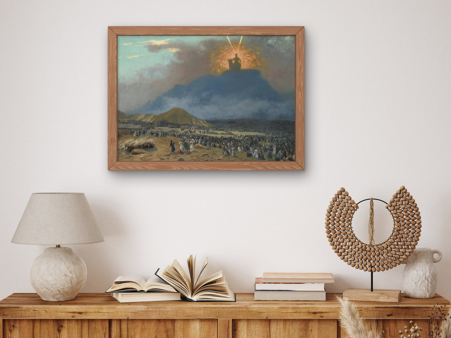 Moses on Mount Sinai by Jean Leon Gerome 1895, Wall Art Print, Fine Art Reproduction, Museum Quality Decor, Poster