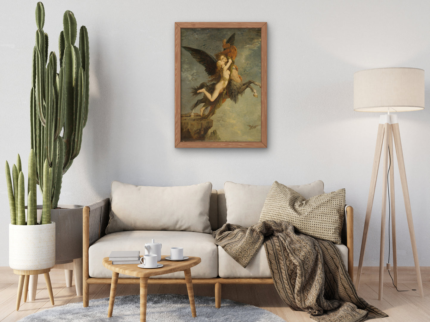 The Chimera by Gustave Moreau 1867, Wall Art Print, Fine Art Reproduction, Museum Quality Decor, Poster