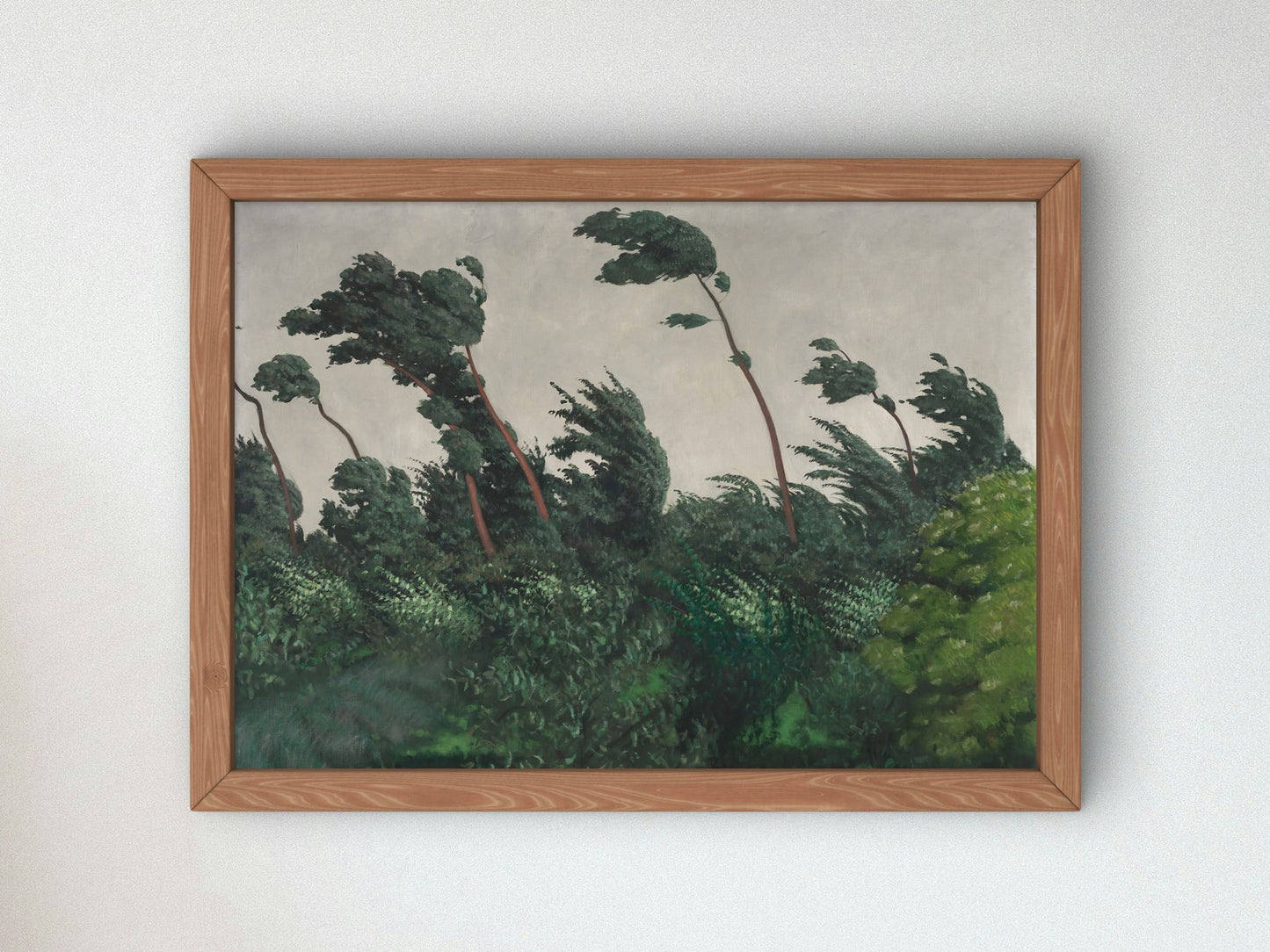 The Wind by Félix Vallotton 1911, Wall Art Print, Fine Art Reproduction, Museum Quality Decor, Poster