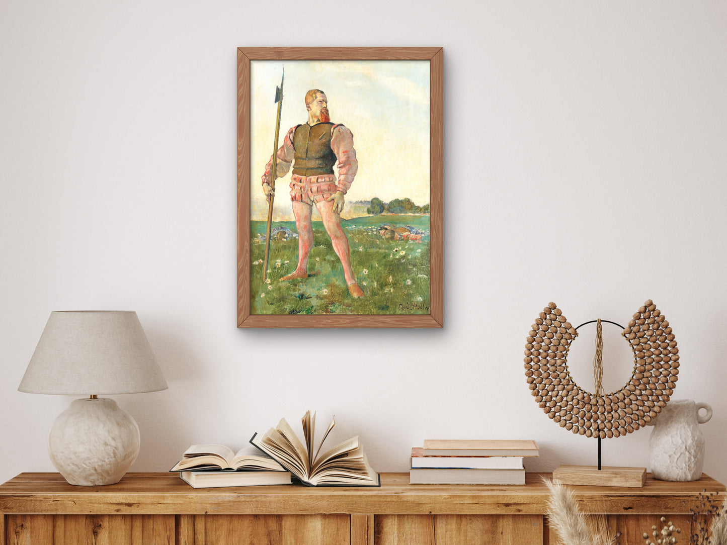 The Angry Warrior by Ferdinand Hodler 1910, Wall Art Print, Fine Art Reproduction, Museum Quality Decor, Poster