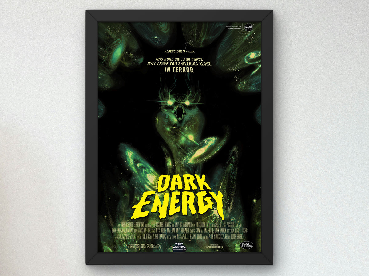 Dark Energy by NASA 2021, Wall Art Print, Fine Art Reproduction, Museum Quality Decor, Poster