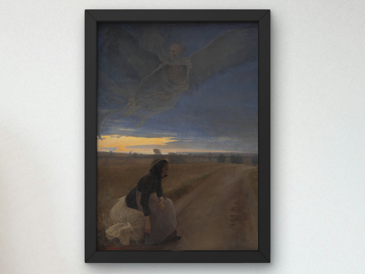 Evening by Laurits Andersen Ring 1887, Wall Art Print, Fine Art Reproduction, Museum Quality Decor, Poster