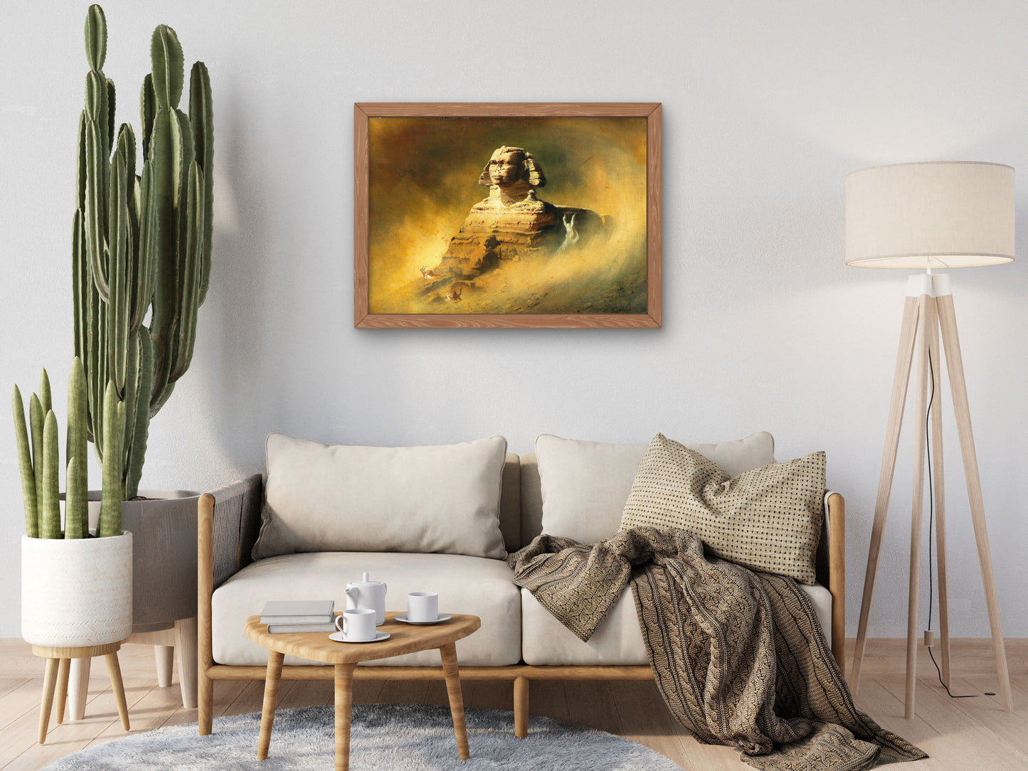 Sphinx by Karl Wilhelm Diefenbach, Wall Art Print, Fine Art Reproduction, Museum Quality Decor, Poster